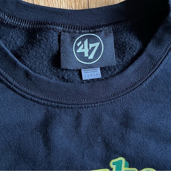 ‘47 Milwaukee Bucks Crewneck Sweater. Large. Black. NBA - Picture 4 of 5